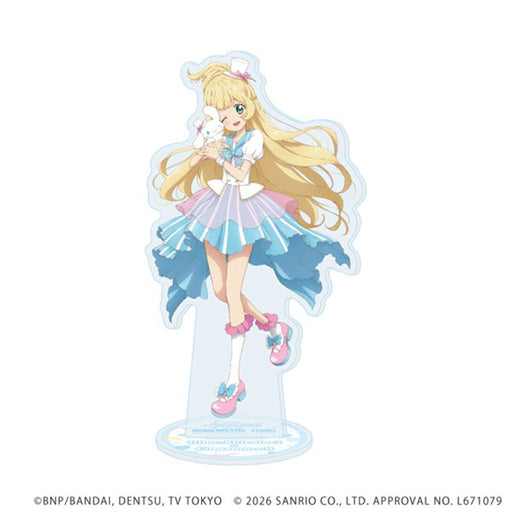 【新品】アクリルスタンド アイカツスターズ!×サンリオキャラクターズ 14 白鳥ひめ×シナモロール(コラボイラスト(等身)) / A3(エースリー) 発売日:2026年11月頃