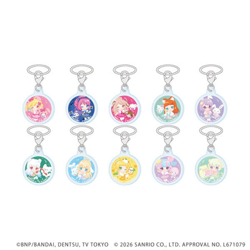 【新品】アンブレラマーカー アイカツスターズ!×サンリオキャラクターズ 01 コラボイラスト(ミニキャラ) (1BOX10個入) / A3(エースリー) 発売日:2026年11月頃