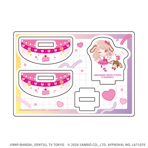 【新品】ゆらゆらアクリルスタンド アイカツスターズ!×サンリオキャラクターズ 03 香澄真昼×シュガーバニーズ(コラボイラスト(ミニキャラ)) / A3(エースリー) 発売日:2026年11月頃