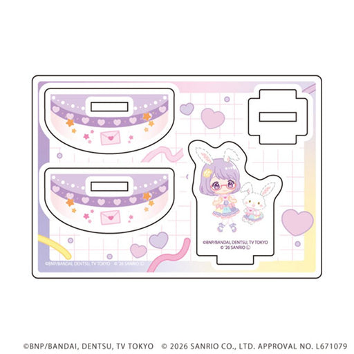 【新品】ゆらゆらアクリルスタンド アイカツスターズ!×サンリオキャラクターズ 05 七倉小春×ウィッシュミーメル(コラボイラスト(ミニキャラ)) / A3(エースリー) 発売日:2026年11月頃