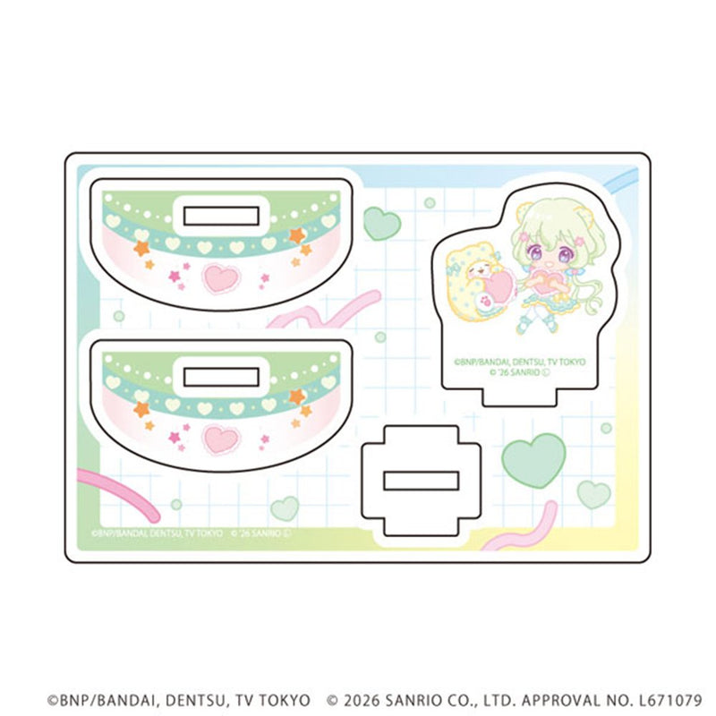【新品】ゆらゆらアクリルスタンド アイカツスターズ!×サンリオキャラクターズ 10 双葉アリア×まるもふびより(コラボイラスト(ミニキャラ)) / A3(エースリー) 発売日:2026年11月頃