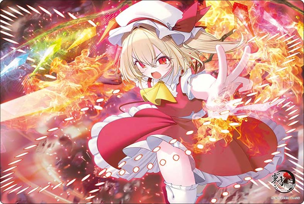 α1 東方Projec フランドール・スカーレット プレイマット&スリーブ 新品】ブシロード ラバーマットコレクション V2 Vol.2063 東方Project