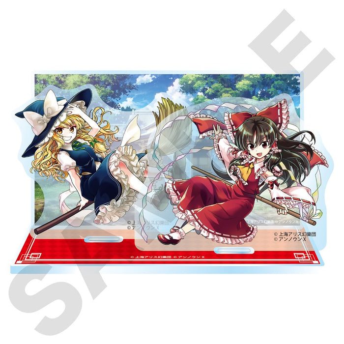 【新品】東方ダンマクカグラ ファンタジア・ロスト アクリルジオラマ 博麗霊夢&霧雨魔理沙 / アレスカンパニー 発売日:2025年03月頃