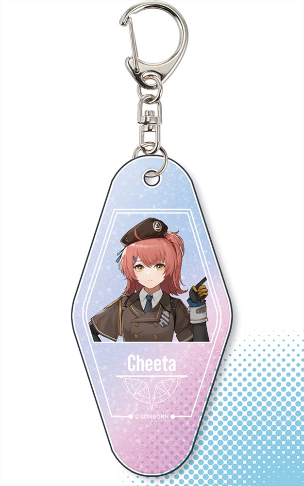 【新品】ドールズフロントライン2 チータ ホテルキーホルダー / サンボーンジャパン 発売日:2025年03月頃