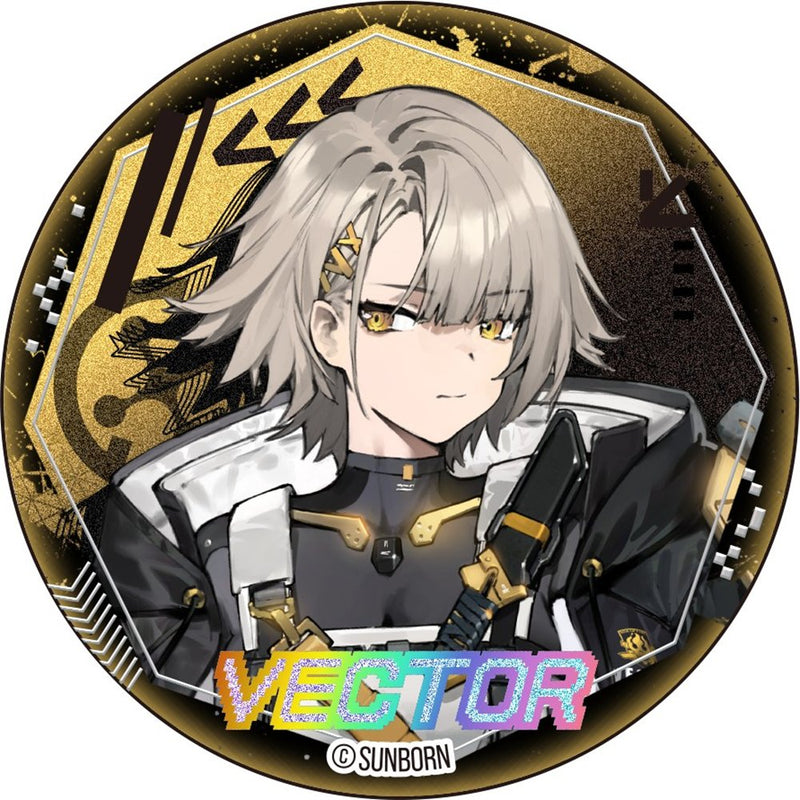 【新品】ドールズフロントライン2 ホログラム丸缶バッジ ヴェクター / サンボーンジャパン 発売日:2025年08月頃