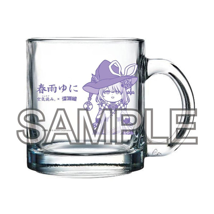 [New] Abyssal Group × “Let’s all read the atmosphere. ” Collaboration goods Glass mug Yuni Harusame / Made Release date: Around May 2024