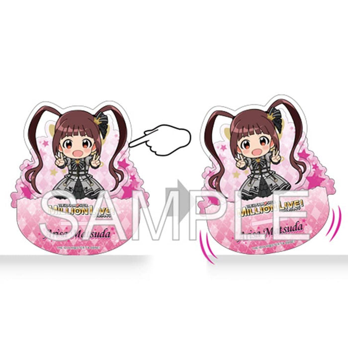 【新品】アイドルマスター ミリオンライブ！ 揺れているアクリル 「プラウド・オブ・ステージ」松田 亜利沙 ver. / つくり 発売日:2024年10月頃