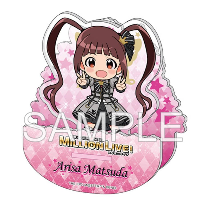 【新品】アイドルマスター ミリオンライブ！ 揺れているアクリル 「プラウド・オブ・ステージ」松田 亜利沙 ver. / つくり 発売日:2024年10月頃