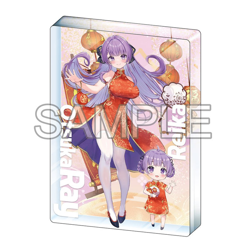 【新品】Vtuber 乙夏れい 壓克力磚 2025新年版 / つくり 發售日：2025年04月左右