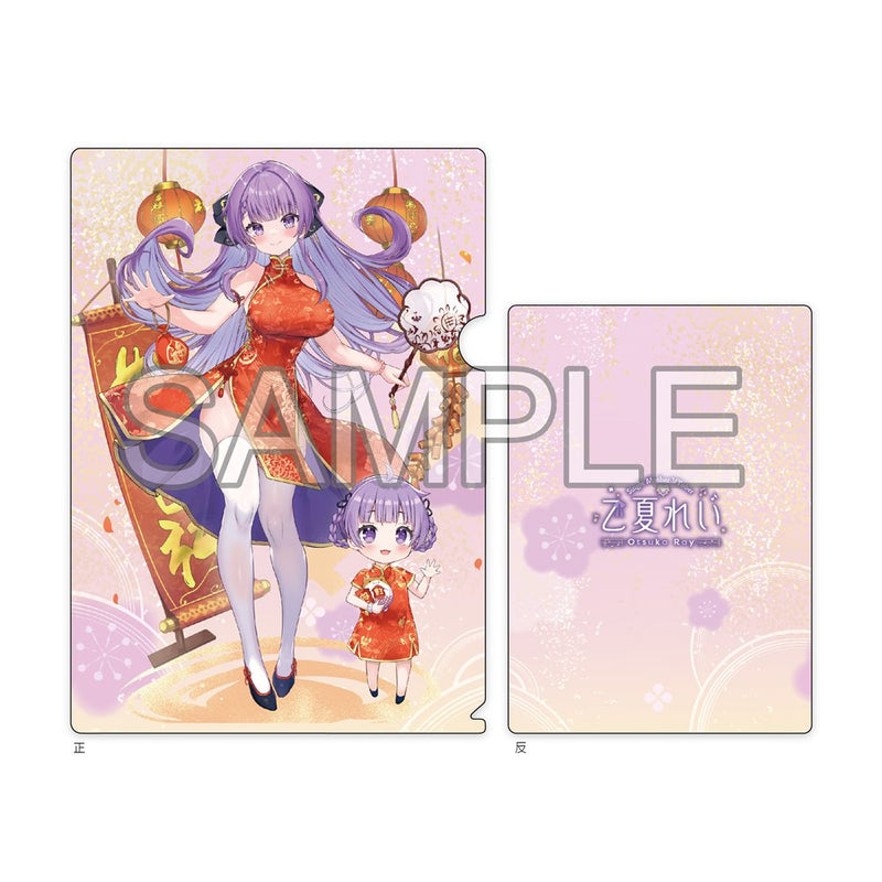 【新品】Vtuber 乙夏れい クリアファイル 2025新年Ver. / つくり 発売日:2025年04月頃