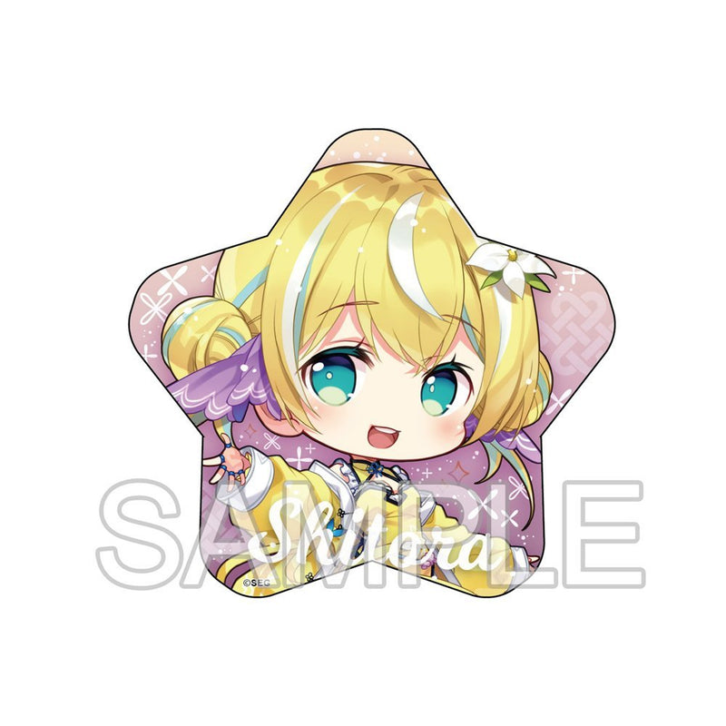 【新品】Vtuber 深淵組 涼風しとら 星型オーロラ缶バッジ　公式SDイラスト Ver. / つくり 発売日:2025年11月頃