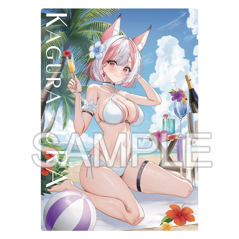 【新品】Vtuber 神楽ゆら A3クリアポスター 2025夏 Ver. / つくり 発売日:2025年11月頃