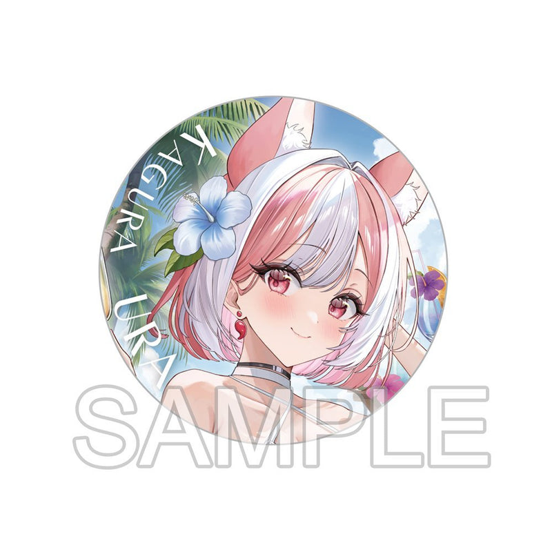 [New] Vtuber Kagura Yura Aurora Can Badge 2025 Summer Ver. / Tsukuri Release Date: Around November 2025