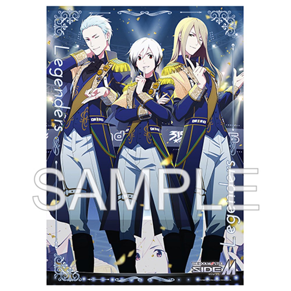 新品】アイドルマスター SideM A3クリアポスター 「Legenders」Ver