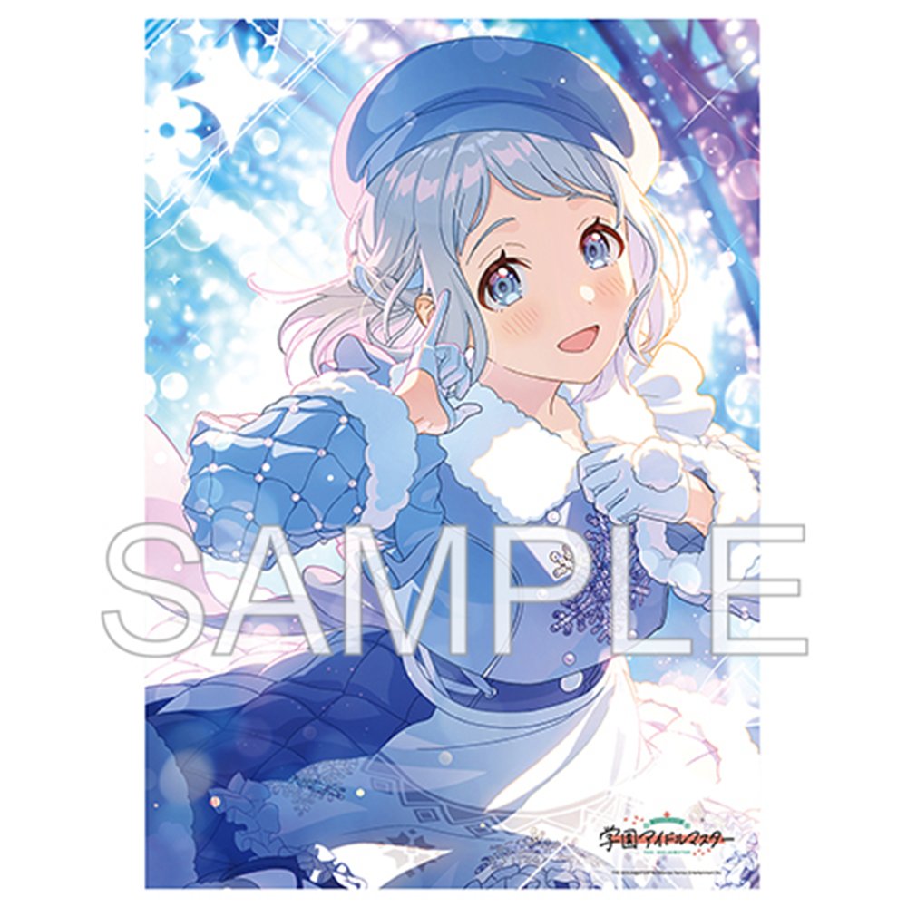 新品】学園アイドルマスター A3クリアポスター 「White Night! White