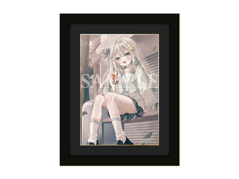 【新品】ほし台湾個人展示会グッズ　額入り複製絵 サイン入り / つくり 発売日:2025年12月頃