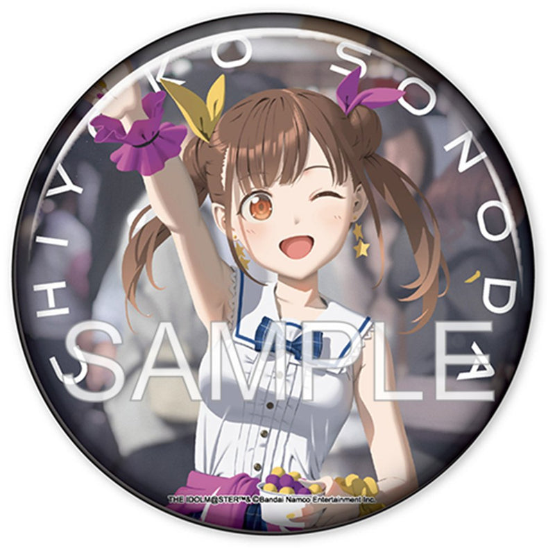 【新品】『アイドルマスター』シリーズ台湾POP Store『寶島食光』グッズ　オーロラ缶バッジ アイドルマスター シャイニーカラーズ 園田 智代子 / つくり 発売日:2026年03月頃