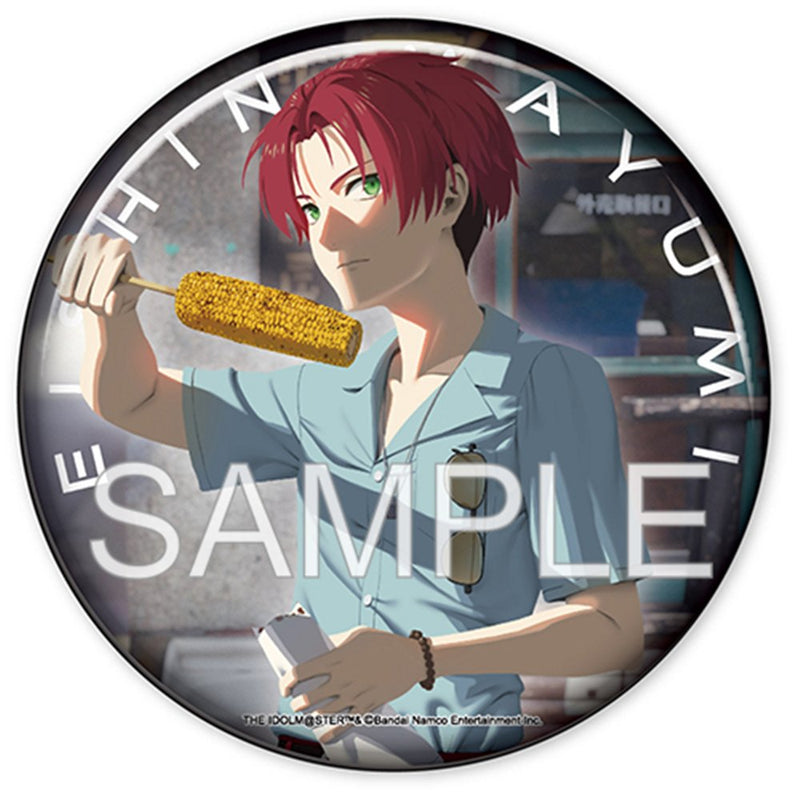 【新品】『アイドルマスター』シリーズ台湾POP Store『寶島食光』グッズ　オーロラ缶バッジ　アイドルマスター SideM 眉見 鋭心 / つくり 発売日:2026年03月頃