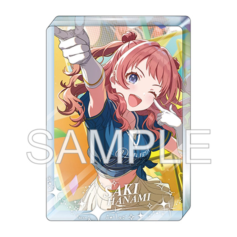 新品】学園アイドルマスター アクリルブロック 【がむしゃらに行こう