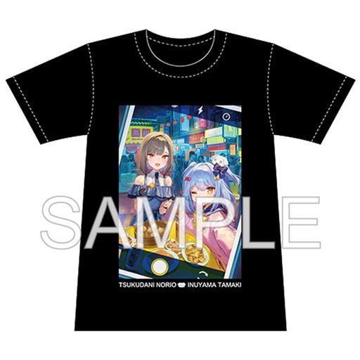 【新品】犬山たまき、佃煮のりお台湾個人展示会グッズ　描き下ろしイラストフルカラーＴシャツ　① / つくり 発売日:2026年12月頃