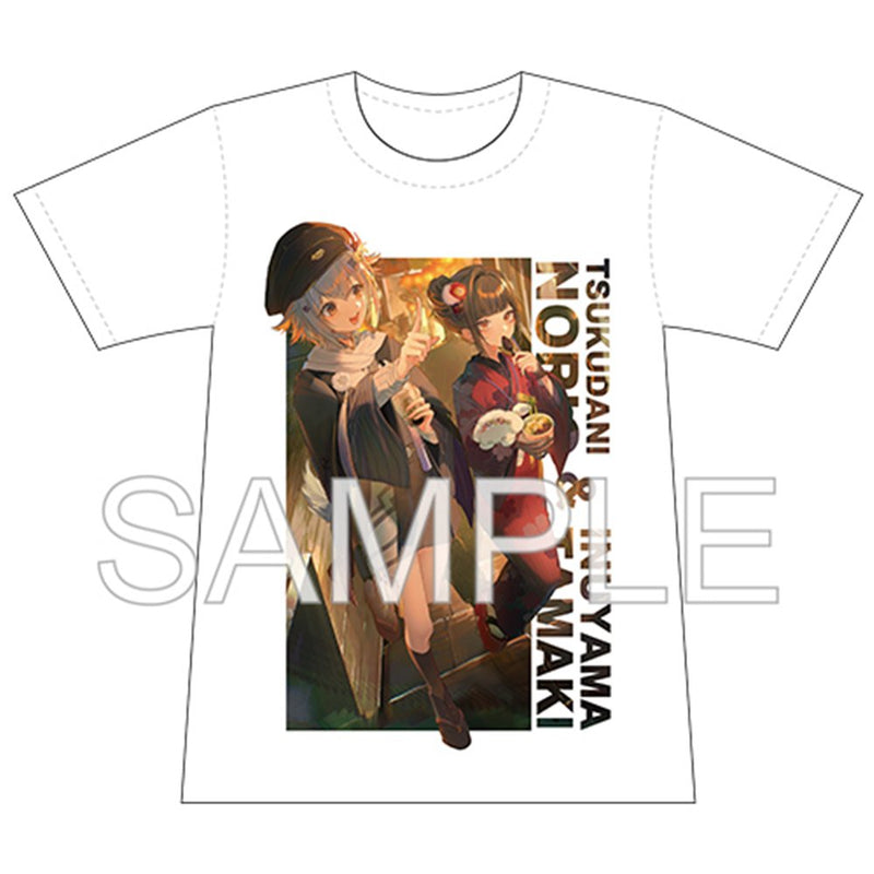【新品】犬山たまき、佃煮のりお台湾個人展示会グッズ　描き下ろしイラストフルカラーＴシャツ　② / つくり 発売日:2026年12月頃
