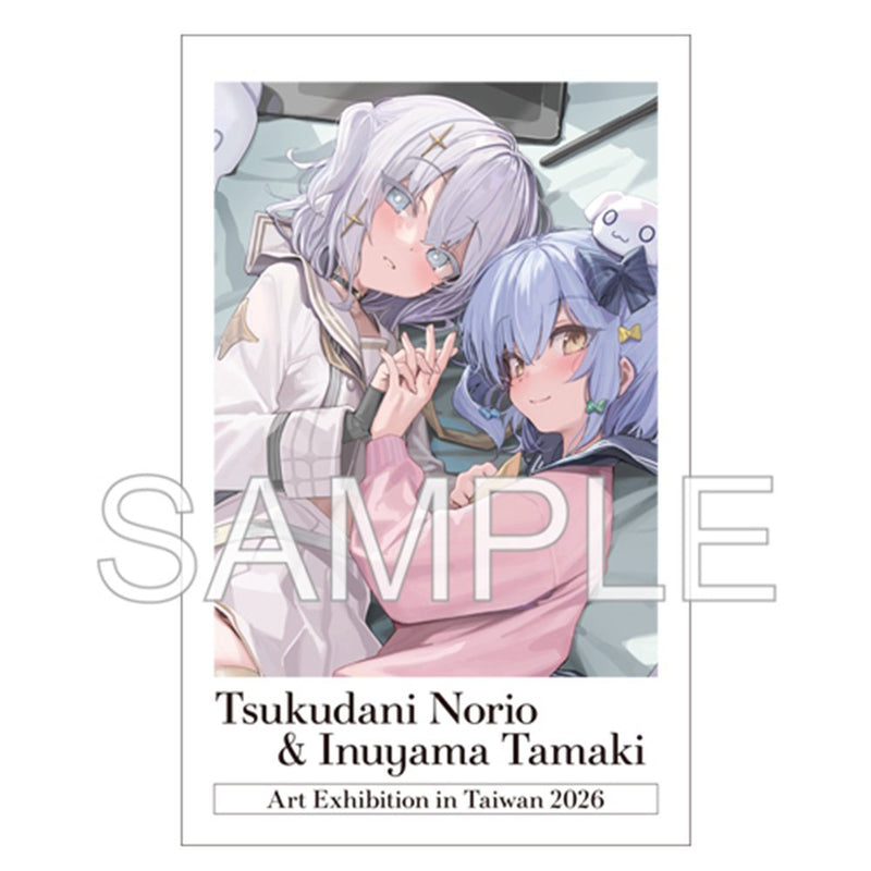 【新品】犬山たまき、佃煮のりお台湾個人展示会グッズ　チェキ風カード（全8種中1枚） / つくり 発売日:2026年12月頃