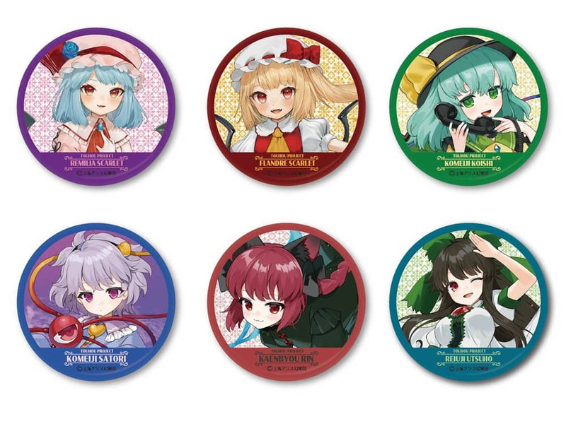 【新品】東方Project 缶バッジ illustごとー　第2弾 1BOX / ベルファイン 発売日:2024年09月頃