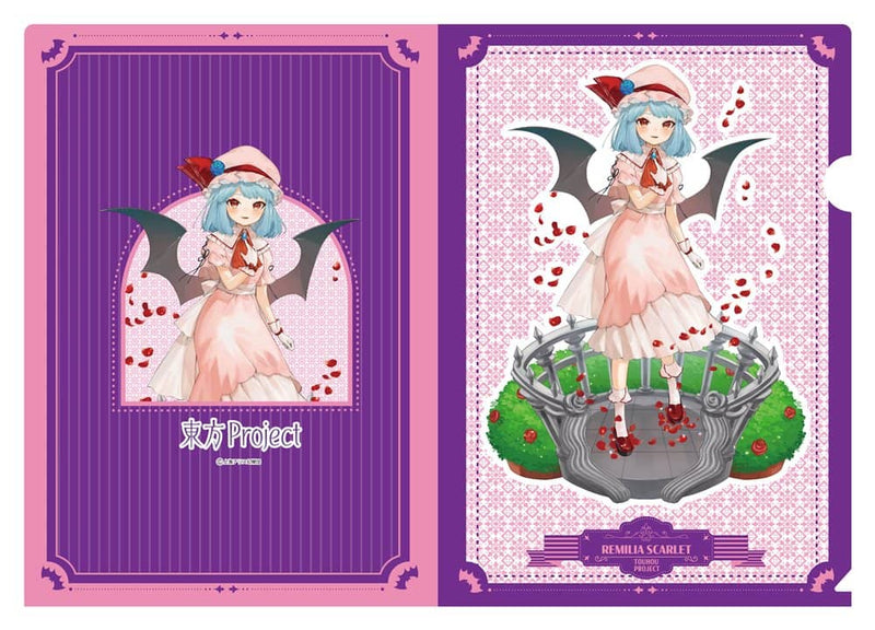 【新品】東方Project クリアファイル　illust.ごとー　第2弾　レミリア・スカーレット / ベルファイン 発売日:2024年08月頃