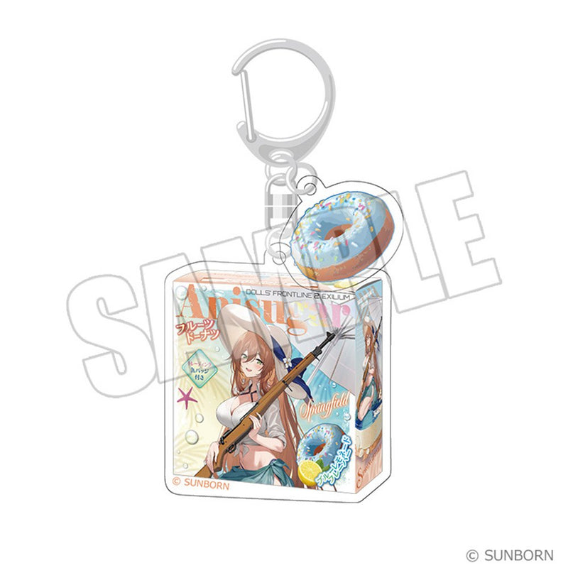 [New] ドールズフロントライン2:エクシリウム 甜甜圈包裝鑰匙圈 Sweet Summer Chronicle Springfield / andBlue 發售日:2026年07月前後