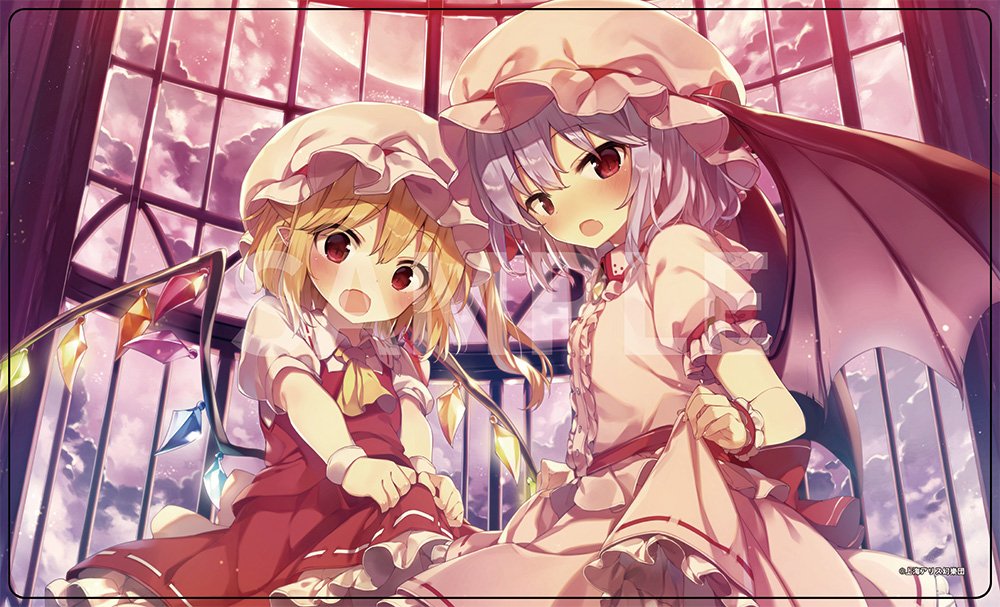 新品】東方Projectキャラクターラバーマット14 レミリア＆フランドール