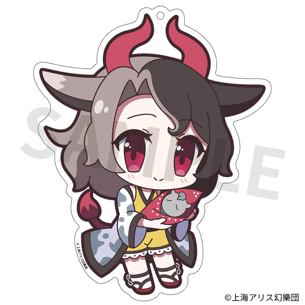 新品】東方Project アクリルキーホルダー ゆるっととうほう 183 牛崎