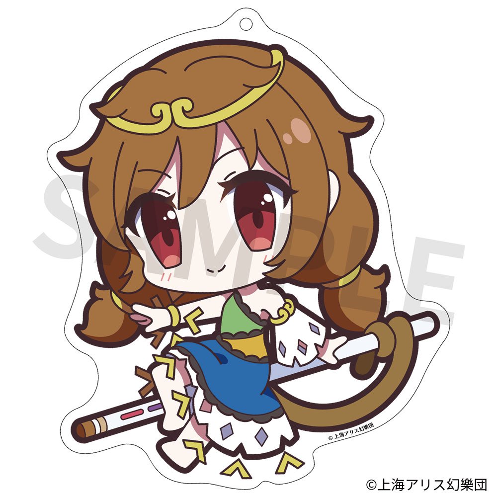 新品】東方Project アクリルキーホルダー ゆるっととうほう 185 孫美天