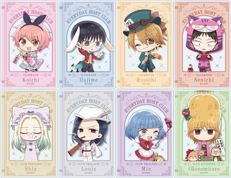 【新品】えぶりでいホスト ぷちちょこ トレーディングアクリルカード メルヘンコスDAY (1BOX8個入り) / シーズナルプランツ 発売日:2026年12月頃