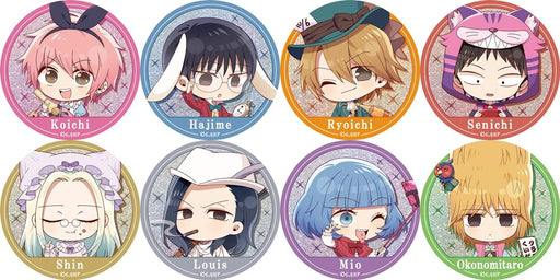 【新品】えぶりでいホスト ぷちちょこ トレーディンググリッター缶バッジ メルヘンコスDAY (1BOX8個入) / シーズナルプランツ 発売日:2026年11月頃
