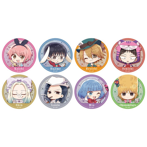 【新品】えぶりでいホスト ぷちちょこ トレーディンググリッター缶バッジ メルヘンコスDAY (1BOX8個入) / シーズナルプランツ 発売日:2026年11月頃