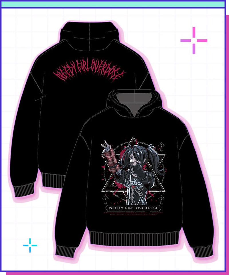 【New Product】NEEDY GIRL OVERDOSE Ame-chan Rockin' Hoodie MEN'S Free / WHY SO SERIOUS? Release Date: Around September 2024