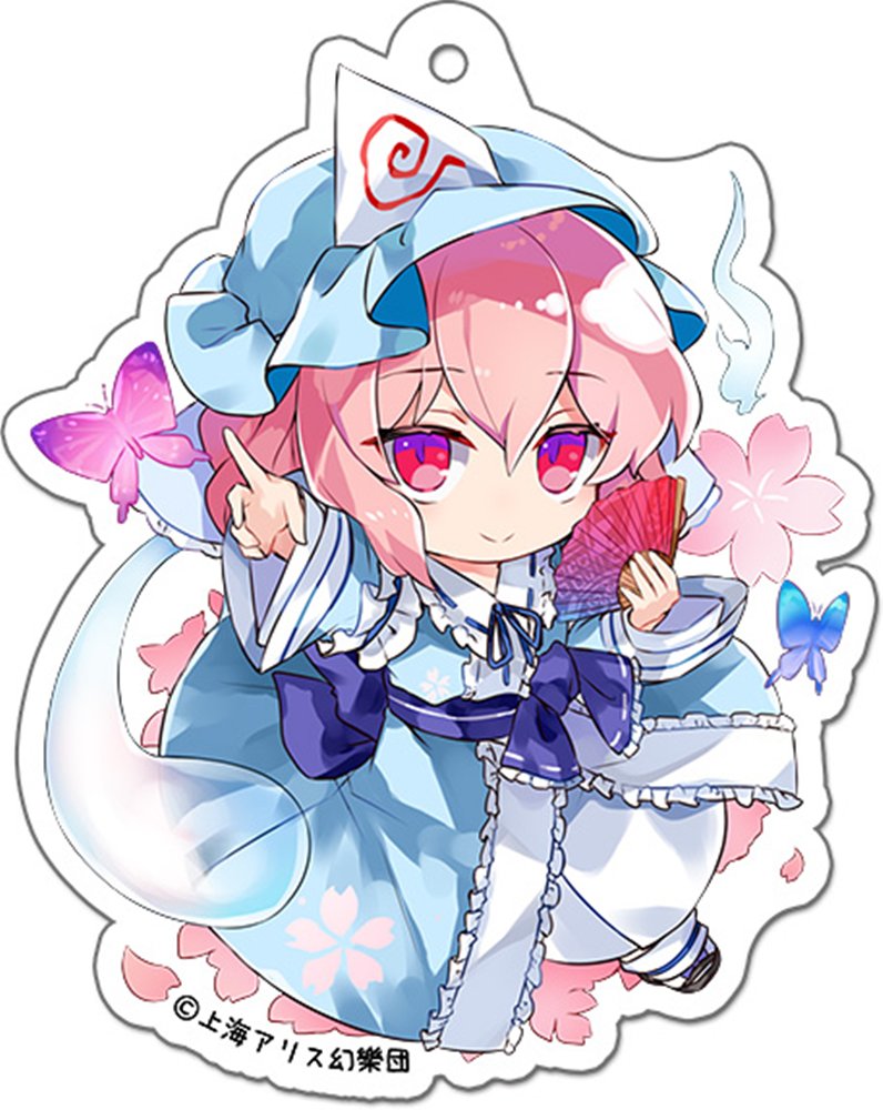 【新品】東方キャラクターズチョイス アクリルキーホルダー妖々夢／幽々子 / リトルベル 発売日:2025年12月20日