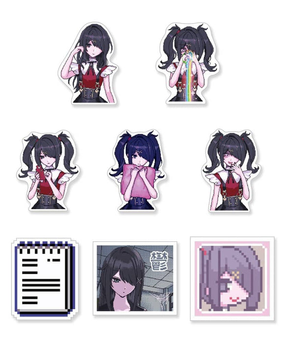 [New] NEEDY GIRL OVERDOSE Ame-chan covered flake sticker / WHY SO SERIOUS? Release date: Around July 2024