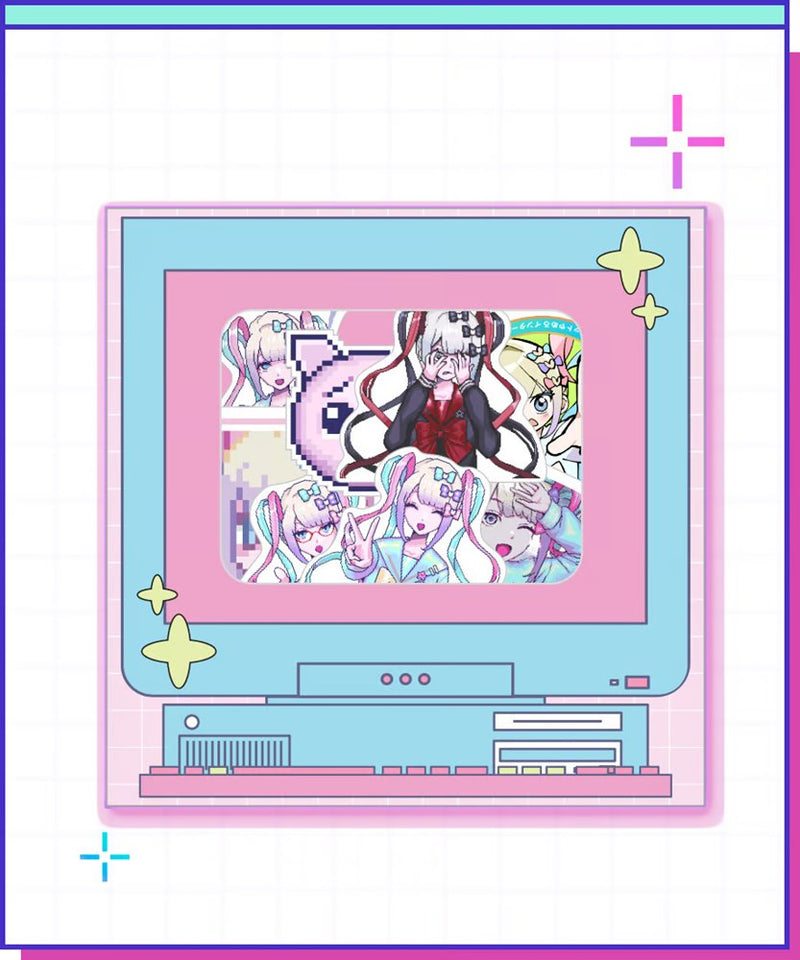 [New] NEEDY GIRL OVERDOSE Super TEN-chan Mamemare Flake Seal / WHY SO SERIOUS? Release date: around 2024/09.