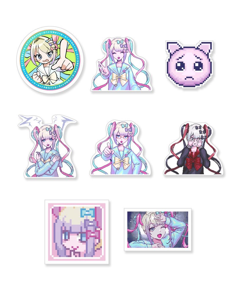 新品】NEEDY GIRL OVERDOSE 超てんちゃんまみれフレークシール / WHY