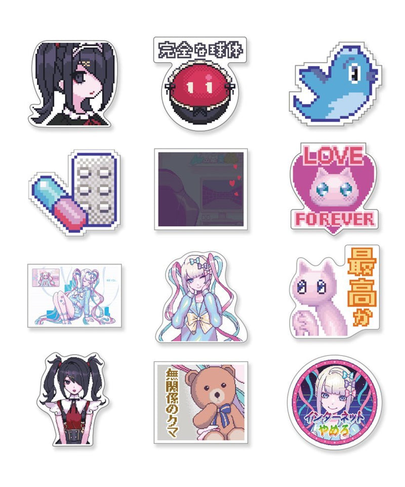 【New Product】NEEDY GIRL OVERDOSE Needy Girl Flake Stickers / WHY SO SERIOUS? Release Date: Around September 2024