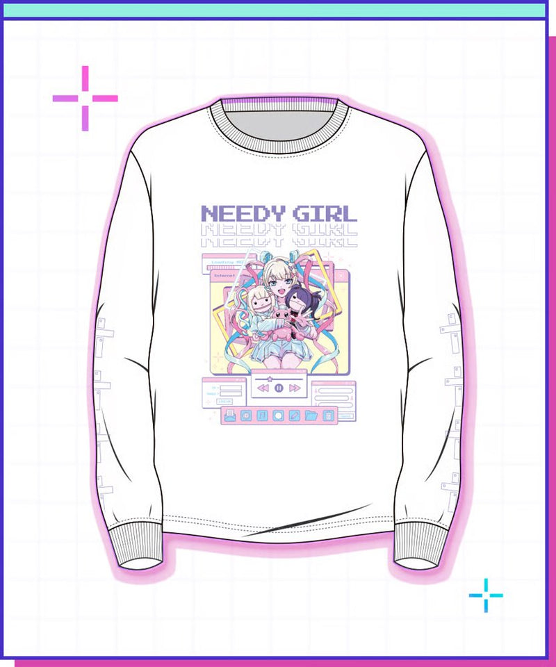 【New Product】NEEDY GIRL OVERDOSE Puppet Super Ten-chan Long Sleeve T-shirt MEN'S Free / WHY SO SERIOUS? Release Date: Around September 2024