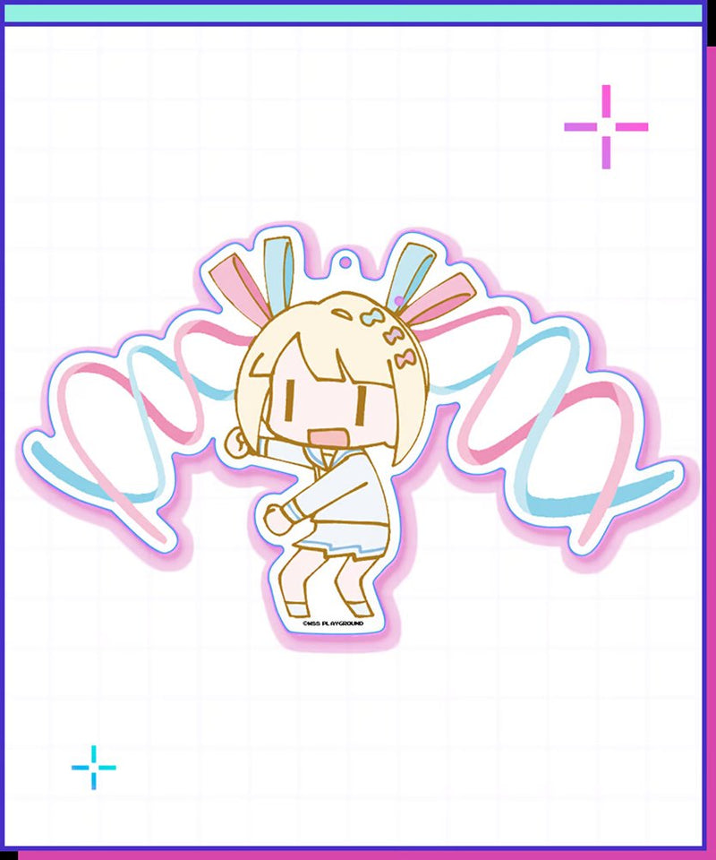 New Product: NEEDY GIRL OVERDOSE Super Ten-chan Fluffy Acrylic Keychain / WHY SO SERIOUS? Release Date: Around September 2024