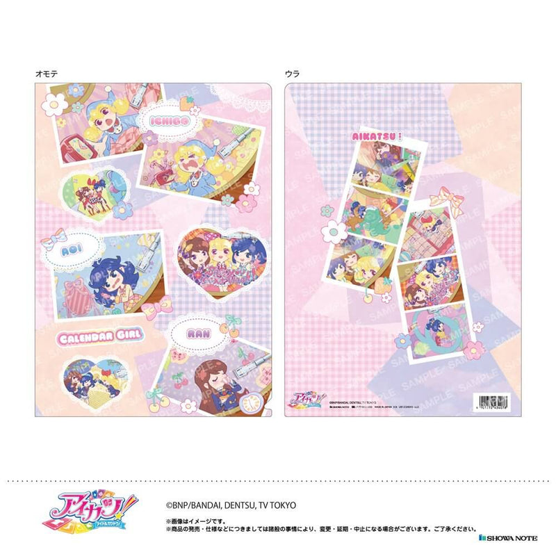 【新品】偶像活动! 透明文件夹 -日历女孩- / 昭和笔记 出售日期:2025年09月左右