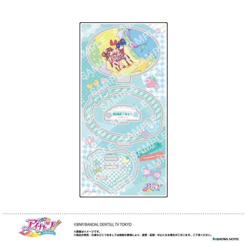 【新品】偶像活动! 亚克力立牌 -日历女孩- E 集合A / 昭和笔记 发售日:2025年09月左右