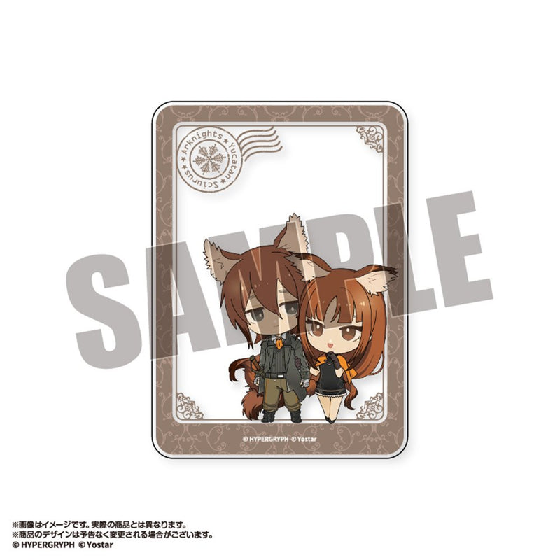 【新品】アークナイツ ユカタン&スキウース ミニキャラ クリアカード / あみあみ 発売日:2025年04月頃