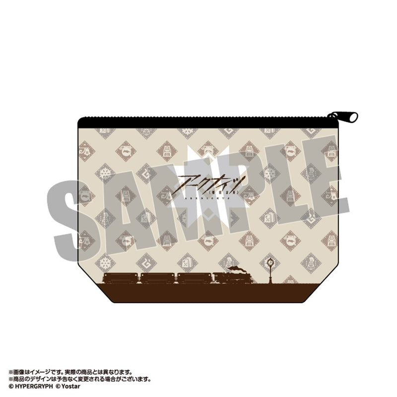 【新品】アークナイツ　銀心湖鉄道　トラベルポーチ / あみあみ 発売日:2025年04月頃