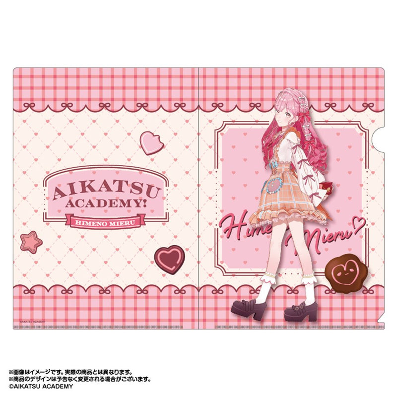 [New Product] Aikatsu Academy! Newly Shot A4 Clear File Mieru Hinono / AmiAmi Release Date: Around May 2025