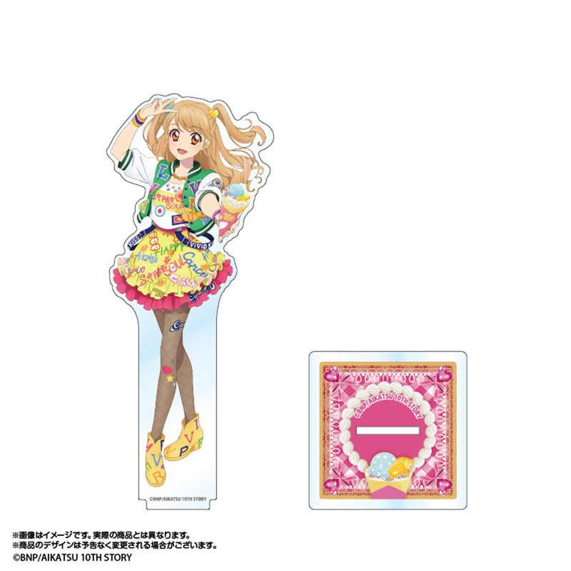 【新品】アイカツ！あかりGeneration×マリオンクレープ　全新繪製壓克力立牌　夏樹みくる / あみあみ 發售日:2025年05月左右