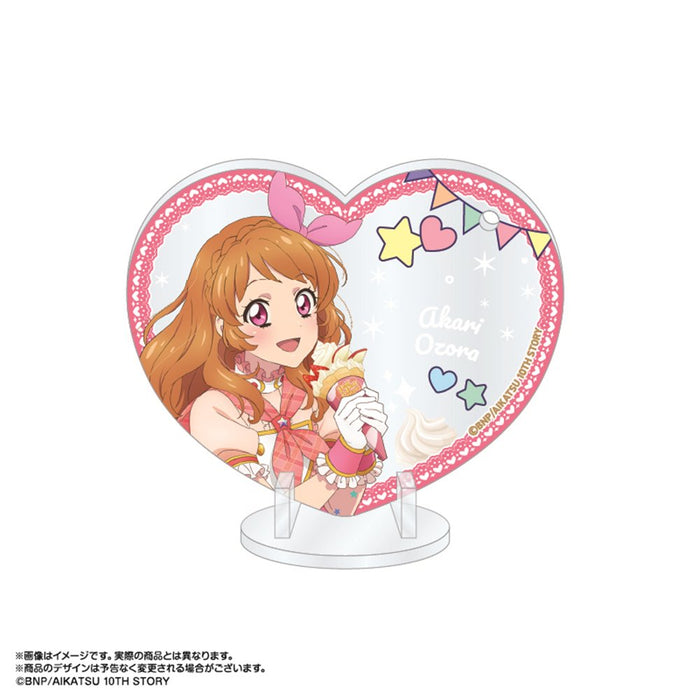 【新品】アイカツ！あかりGeneration×マリオンクレープ　ぴくりあアクキー＆スタンド　大空あかり / あみあみ 発売日:2025年05月頃
